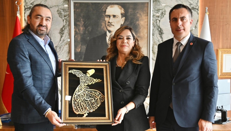BARDAK VE  ÇUHADAR BAŞKAN YÜCEERİ MAKAMINDA ZİYARET ETTİ