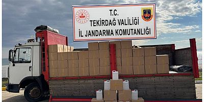 5 BİN LİTRE ELE GEÇİRİLDİ