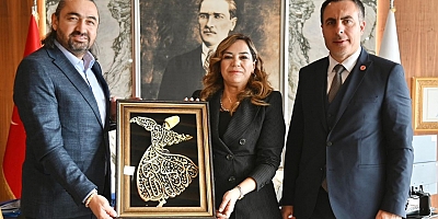 BARDAK VE  ÇUHADAR BAŞKAN YÜCEERİ MAKAMINDA ZİYARET ETTİ