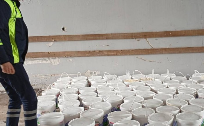 TARİHİ GEÇMİŞ BOZUK TEREYAĞ ELE GEÇİRİLDİ